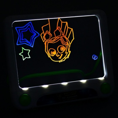 3D-планшет для рисования «Фиксики: Фикси планшет», неоновые маркеры, световые эффекты, с карточками