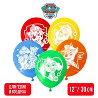 Воздушные шары "Paw patrol", Щенячий патруль (набор 5 шт) 12 дюйм