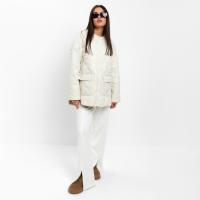 Куртка стеганая MIST Oversize размер 50, цвет молочный