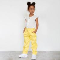 Брюки для девочки MINAKU: Casual collection KIDS, цвет лимонный, рост 140 см