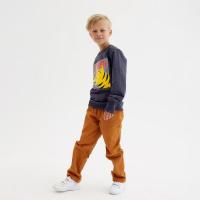 Брюки для мальчика MINAKU: Casual collection KIDS, цвет рыжий, рост 104 см