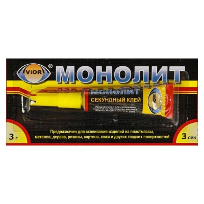 Cуперклей Секундный Aviora "Монолит" мини карта, 3 г (12 шт)