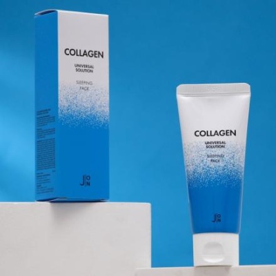 Маска для лица " J:ON" "Collagen Universal Solution Sleeping Pack", 50 г