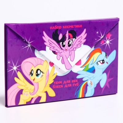 Набор косметики My Little Pony, тени 5 цв по 1,3 гр, блеск 5 цв по 0,8 гр