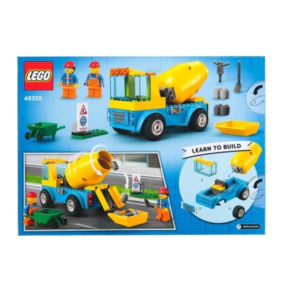 Конструктор Lego «Бетономешалка», 60325, 85 деталей