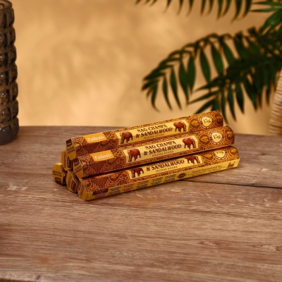 Благовония NAG CHAMPA "Tulasi" 15 аромапалочек Sandalwood