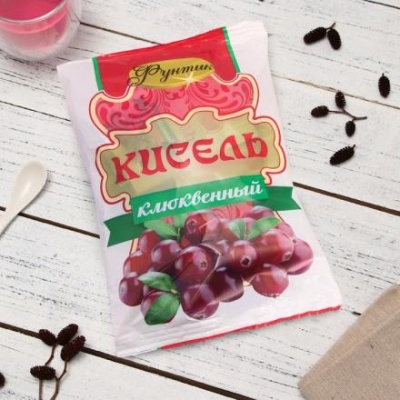 Кисель "Фунтик" со вкусом клюквы, 30 г