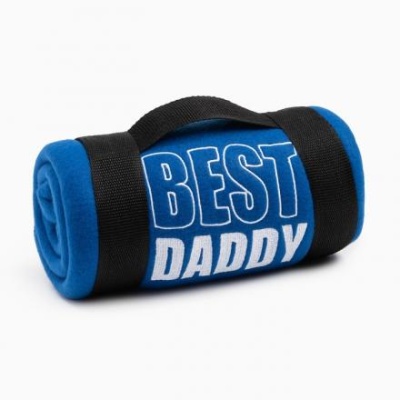 Плед "Этель" Best Daddy 130х150 см, 100% п/э, флис 160 гр/м2