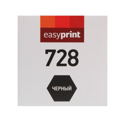 Картридж EasyPrint LC-728 (MF4410/4430/4450/HP LJ P1566/M1536), для Canon, чёрный, с чипом