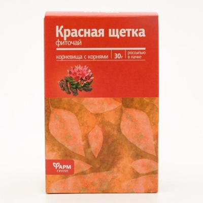 Красная щетка корневища с корнями, 30 г