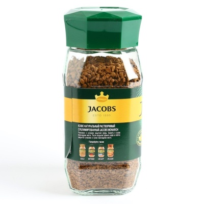 Кофе Jacobs Monarch, натуральный растворимый, сублимированный, 95 г