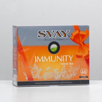 Чайное ассорти SVAY IMMUNITY boost tea, пирамидки, 111 г