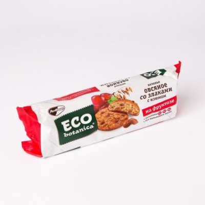 ПЕЧЕНЬЕ Eco botanica с изюмом фас 280 г