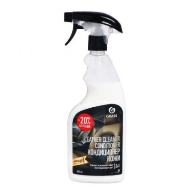 Очиститель-кондиционер кожи Grass Leather Cleaner Conditioner, 600 мл