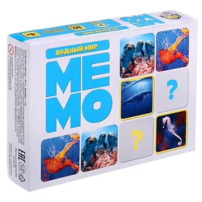 Настольная игра «Мемо. Водный мир»