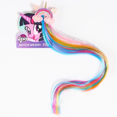 Прядь для волос "Единорог.Искорка", 40 см, My Little Pony