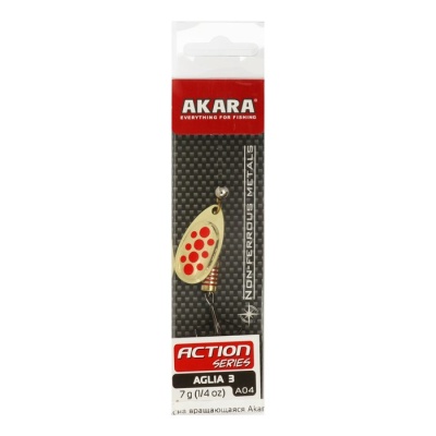 Блесна вращающаяся Akara Action Series Aglia 3