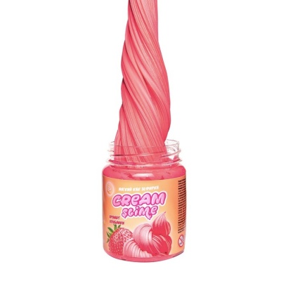 Игрушка ТМ «Slime»Cream-Slime с ароматом клубники, 250 г