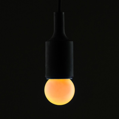 Лампа светодиодная Luazon Lighting "Шар", G45, Е27, 1.5 Вт, для белт-лайта, RGB