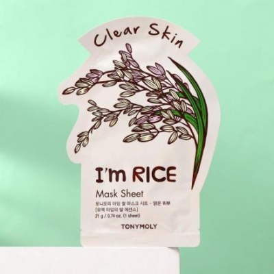 Маска для лица Tony Moly I'm Rice с экстрактом риса