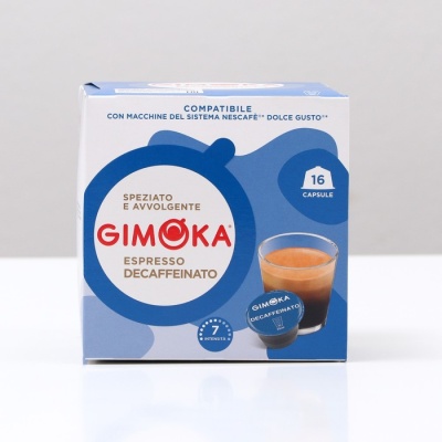 Кофе в капсулах Gimoka Espresso decaffeinato, 16 капсул