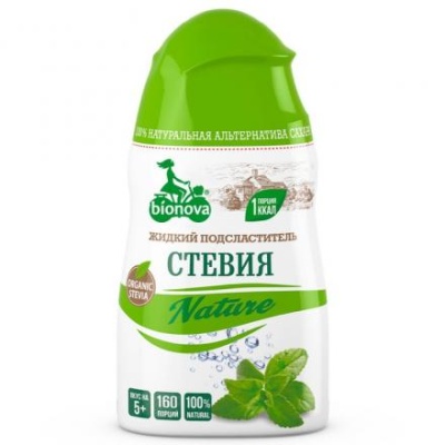 Подсластитель жидкий "BIONOVA" Nature 80 г