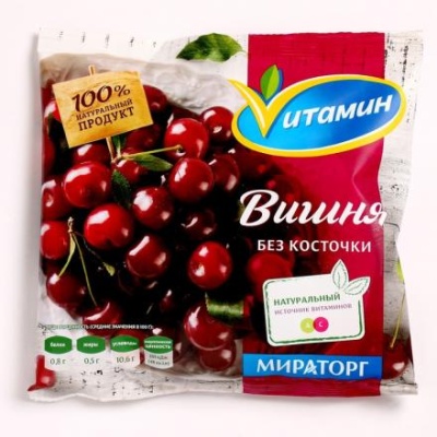 Вишня б/косточки с/м 300г Vитамин