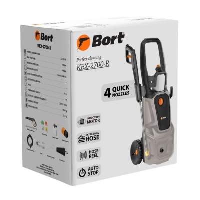 Мойка высокого давления Bort KEX-2700-R, 2500 Вт, 190 бар, 480 л/чаc