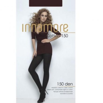 Колготки женские INNAMORE Cotton 150 цвет коричневый (moka)