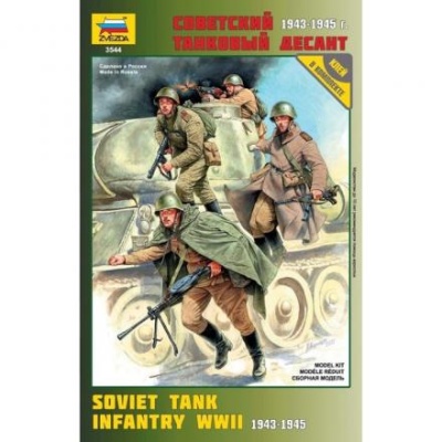 Сборная модель «Советский танковый десант 1943-1945 г.»