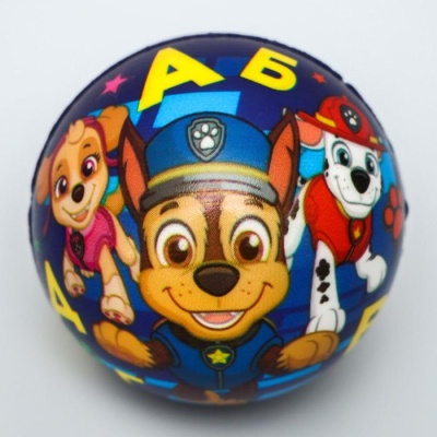 Мягкий мяч Paw Patrol «Алфавит», 6,3см, МИКС