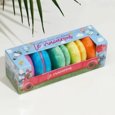 Набор бомбочек для ванн Le macarons, 250 г (5 шт)