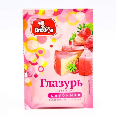 Глазурь Preston со вкусом клубники, 50 г