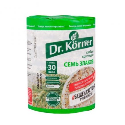 Хлебцы Dr.Körner Семь злаков 100г