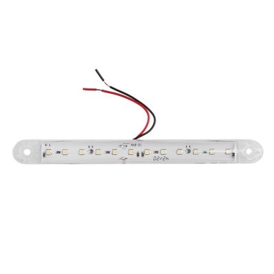 Фонарь габаритный 12-ти диодный LED, белый, 12 - 24 В, 180 мм, 4367