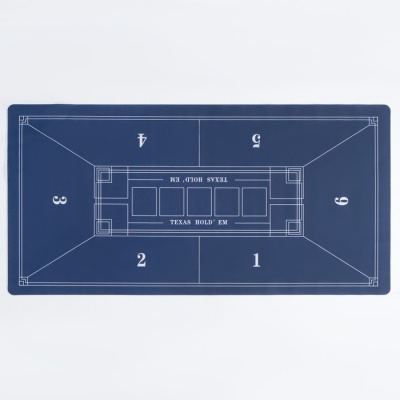 Сукно для покера, прорезиненное, 120 х 60 см, толщина 3 мм