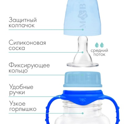 Бутылочка для кормления детская приталенная