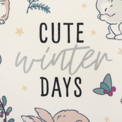 Набор новогодних салфеток на стол "Cute winter days", ПВХ, 40*29 см, 2 шт