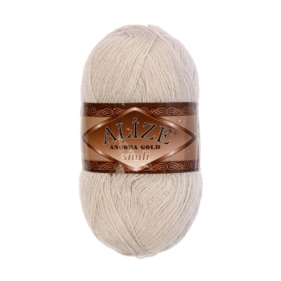 Пряжа "Angora Gold Simli" 75% акрил