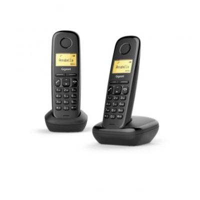 Радиотелефон DECT Gigaset A170 DUO, АОН, Caller ID, ускоренный набор, 50 номеров, 2 трубки