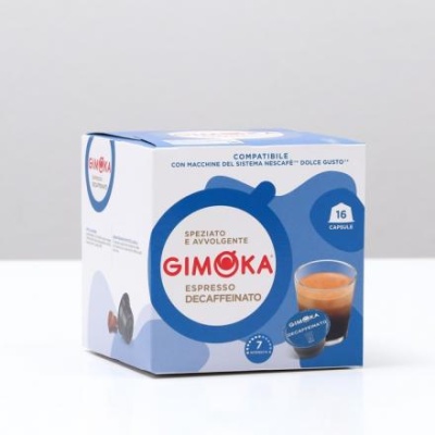 Кофе в капсулах Gimoka Espresso decaffeinato, 16 капсул