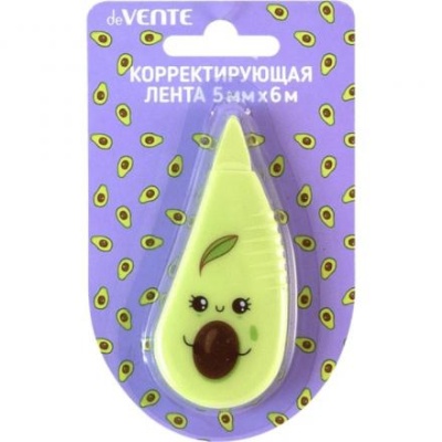 Корректирующая лента 5 мм x 6 м, deVENTE Avocado, регулировка натяжения ленты, фронтальный аппликатор