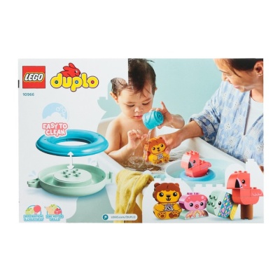 Конструктор Lego Duplo «Приключения в ванной: плавучий остров для зверей», 10966, 20 деталей