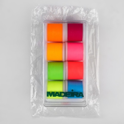 Набор ниток для вышивания «Матовый неон», 200 м, 8 шт, цвет разноцветный