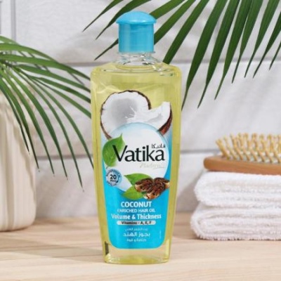 Масло для волос Dabur VATIKA Coconut Enriched обогащённое кокосом, 200 мл