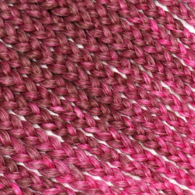 Афрокосы, 60 см, 18 прядей (CE), цвет русый/розовый/светло-розовый(#FR-26)