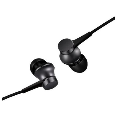 Наушники Xiaomi Mi In-Ear Basic ZBW4354TY, вакуумные, микрофон, 93 дБ, 3.5 мм,1.25 м, черные