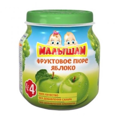 Пюре ФРУТОНЯНЯ ORGANIC яблоко 90г 8010980