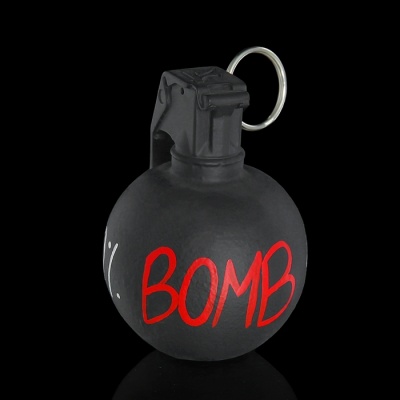 Держатель для карточек и фото "Лимонка. 100% bomb" черный, 9 × 12 × 8 см