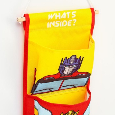 Кармашки вертикальные настенные "What's inside?" 18х70 см, Transformers